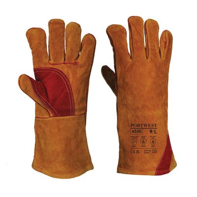 Перчатки рабочие кожаные для сварщика PORTWEST A530 A530 фото