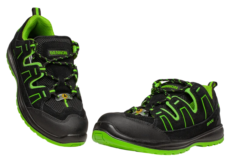 Сандали ALEGRO S1 ESD Green Sandal SRC кожа/текстиль с металлическим подноском Bennon 0058020765_39 фото