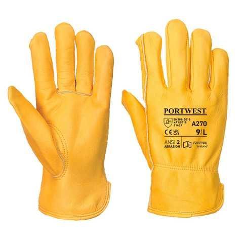 Перчатки рабочие кожаные PORTWEST Classic Driver A270