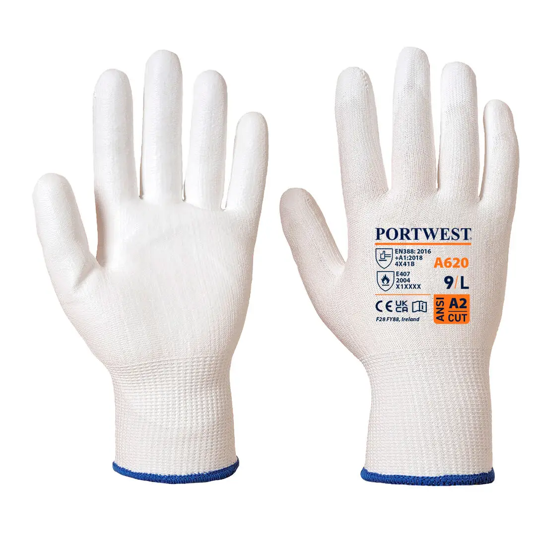 Робочі рукавички з поліуретановим покриттям