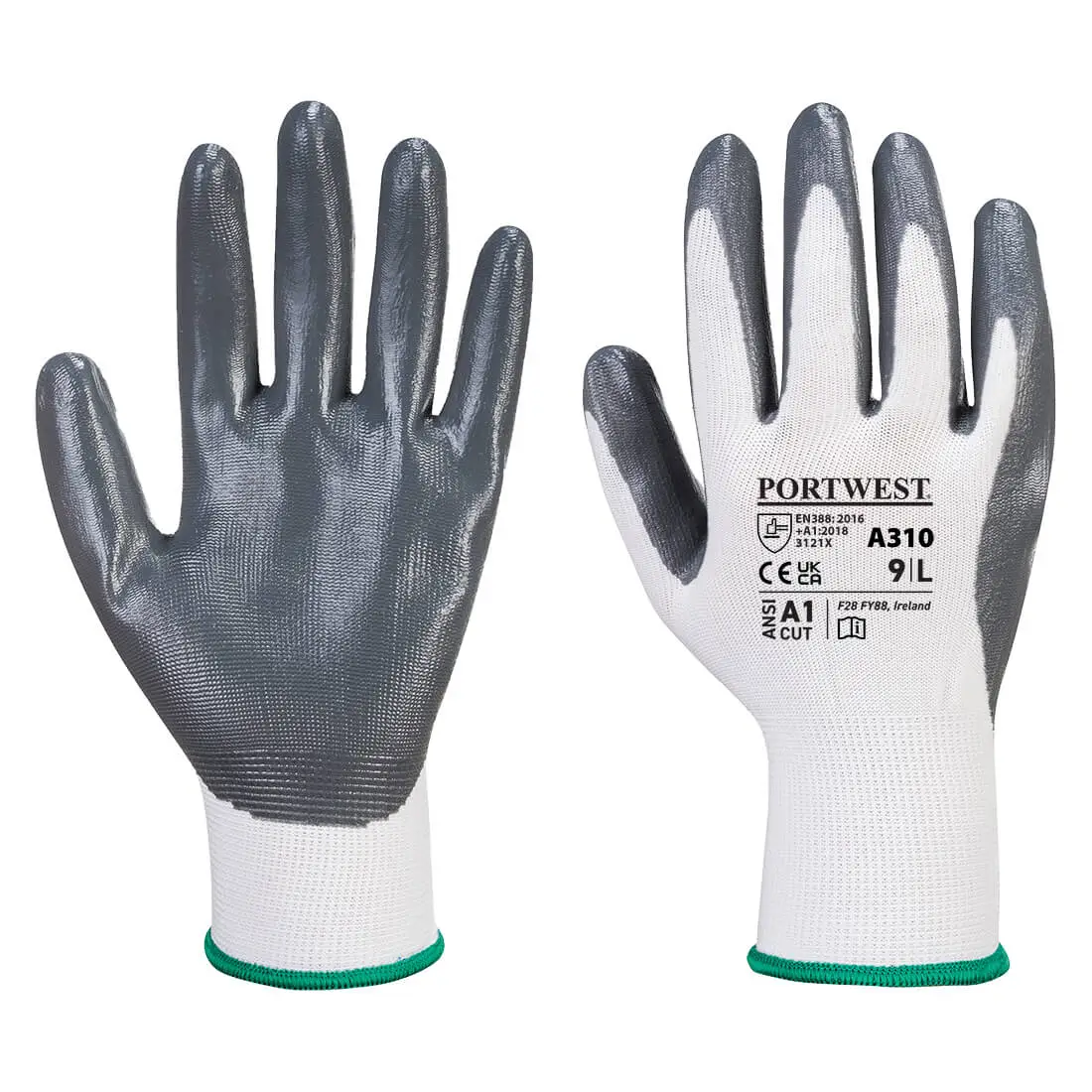 Робочі рукавички з частковим покриттям