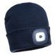 Шапка з світлодіодним головним освітленням Beanie USB, що перезаряджаються B029 PORTWEST B029NAR фото